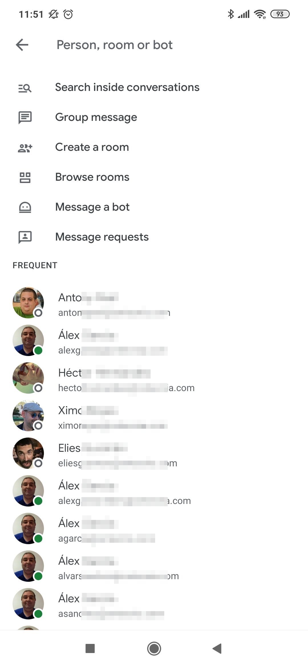 Hangouts Chat Android