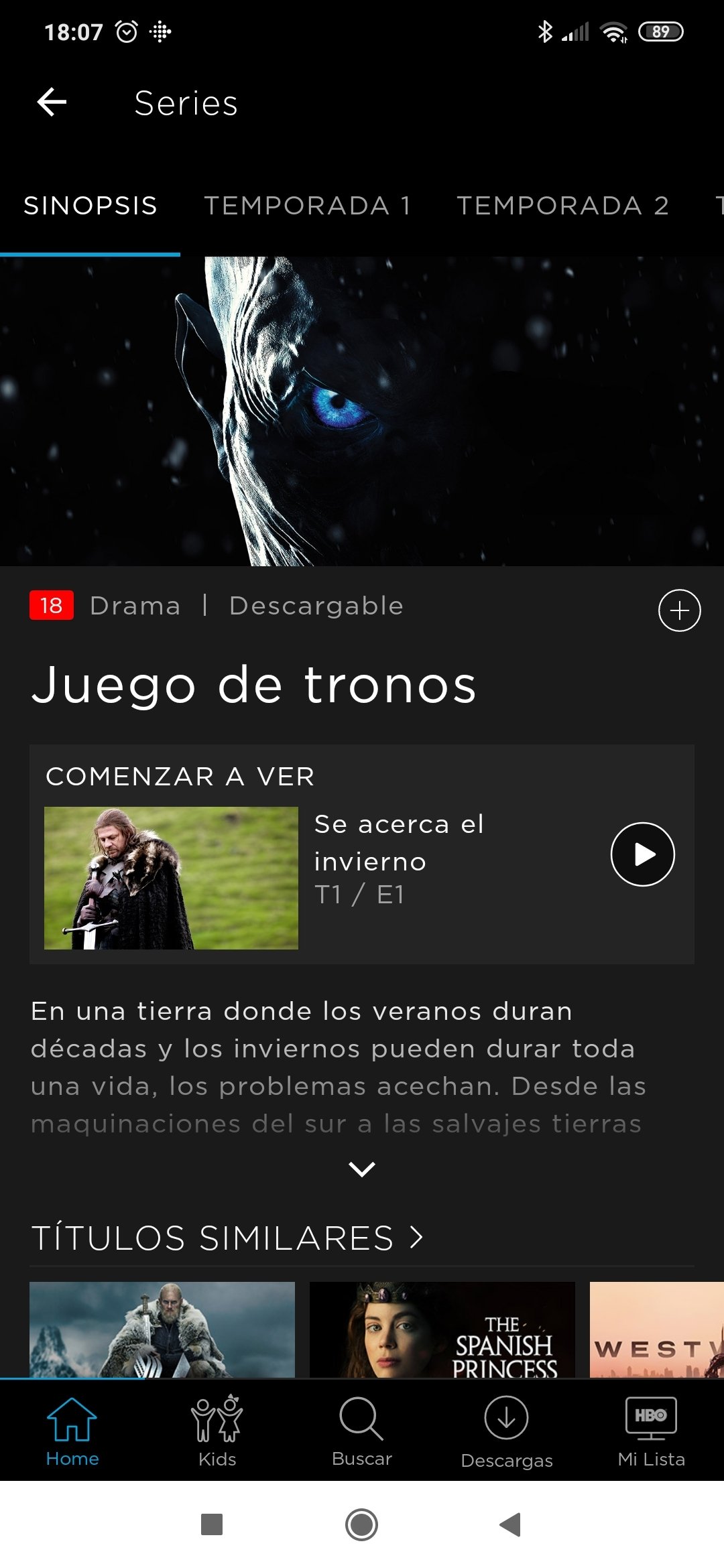 HBO EspaÃ±a 3.10.3 - Descargar para Android APK Gratis