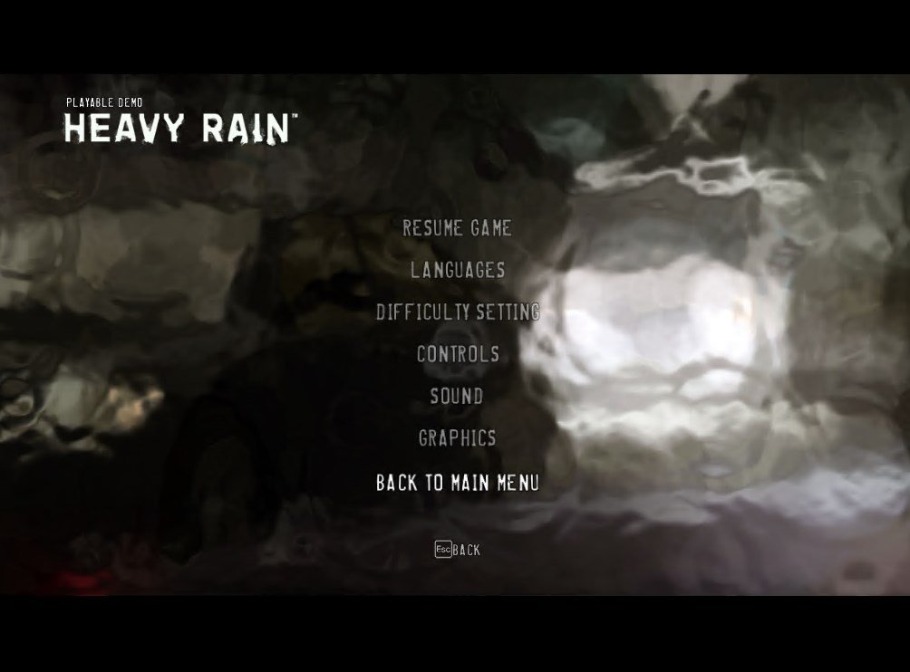 heavy rain game sound effects