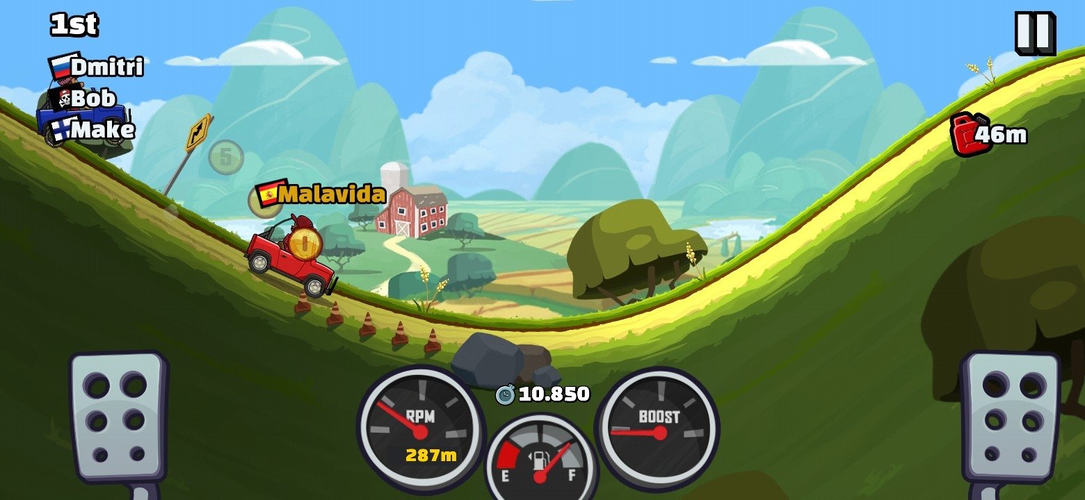 hill climb racing 2 v1.9.0 [mod] apk does it sync with playstore