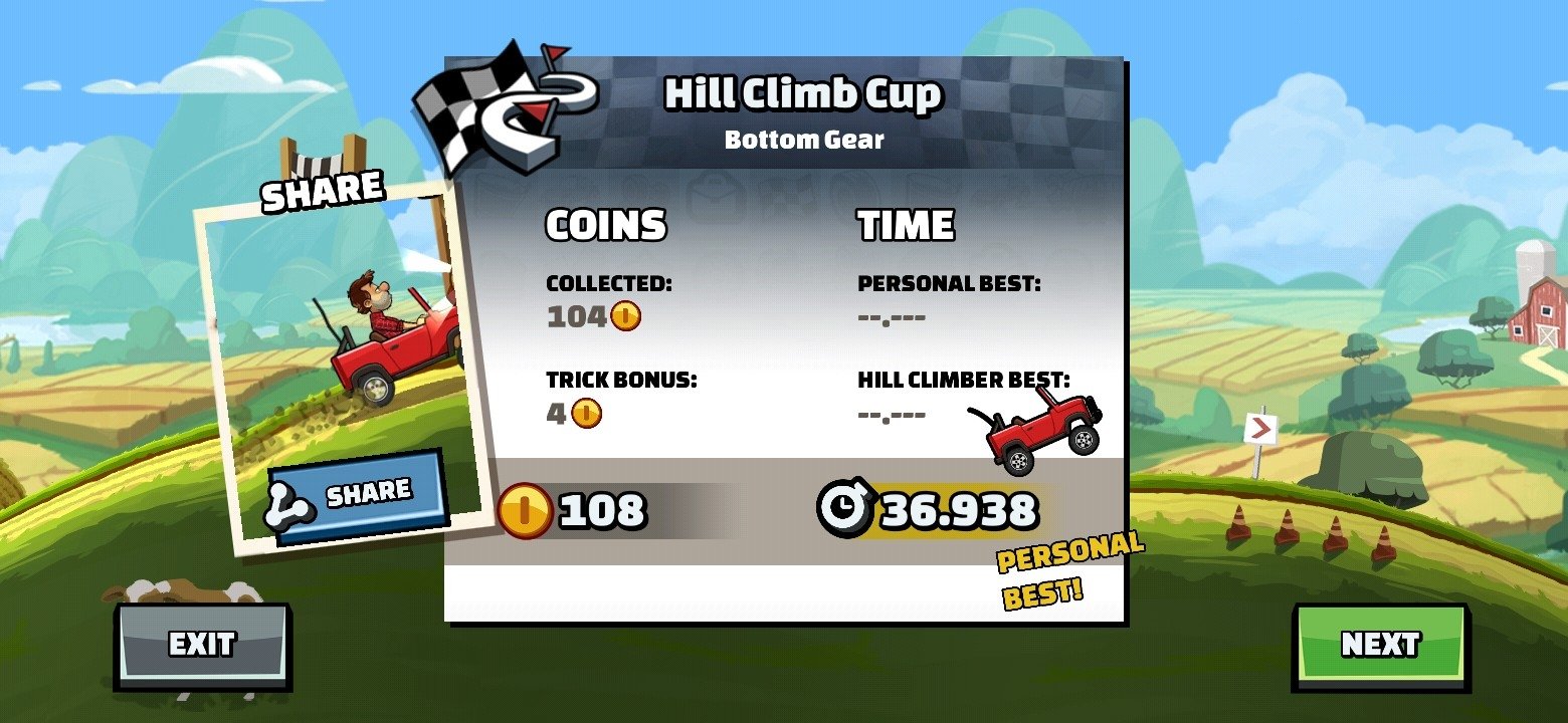 Jogo Hill Climb Racing Com Dinheiro Dinheiro Infinito