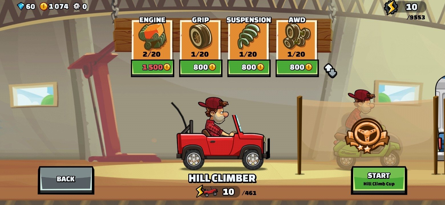 hill climb racing 2 keeps crashing android