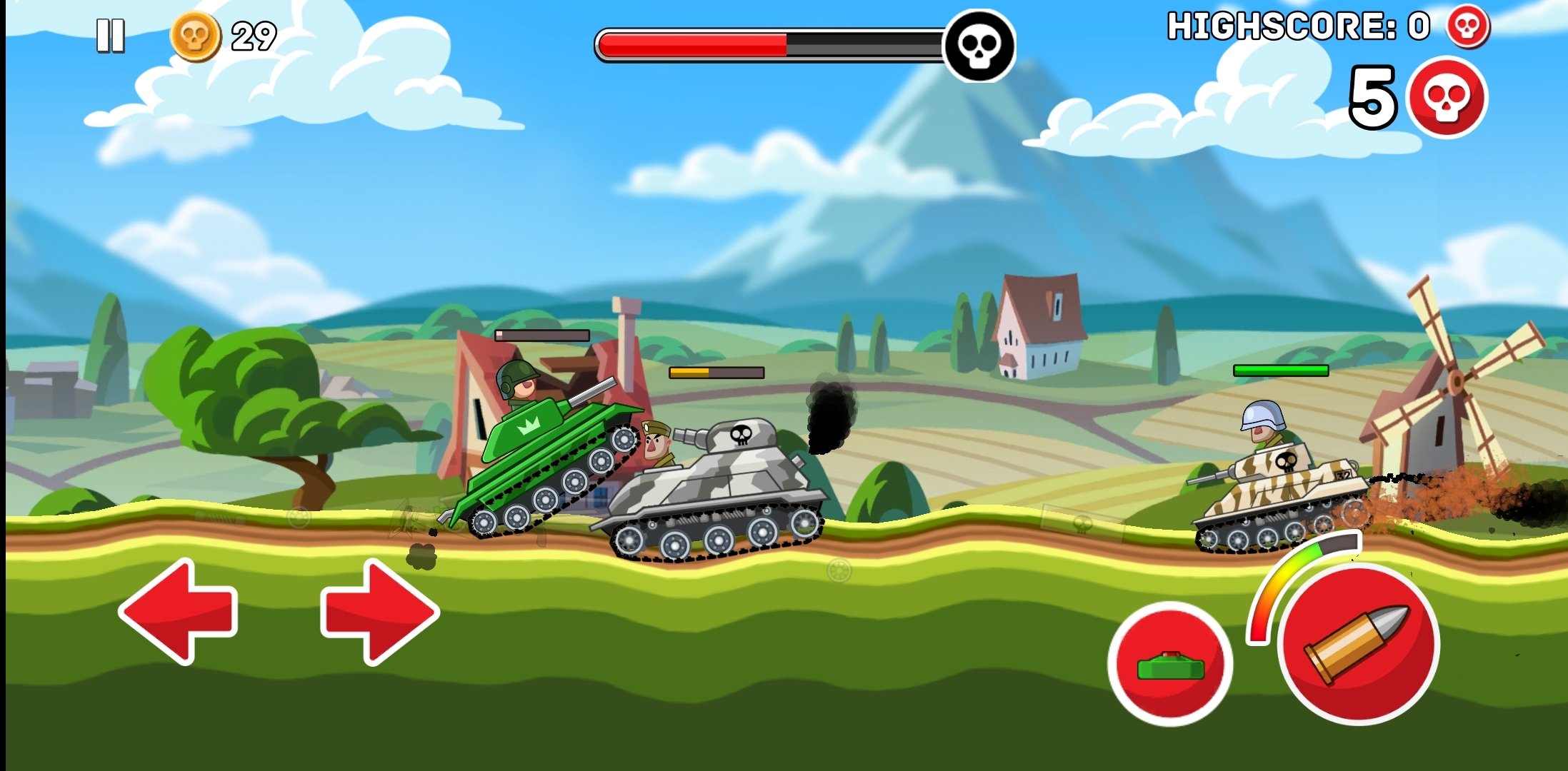 download the last version for mac Tank Stars - Hills of Steel