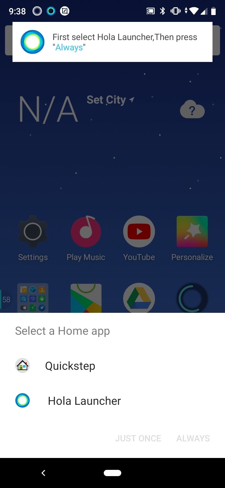 hola launcher for android phone