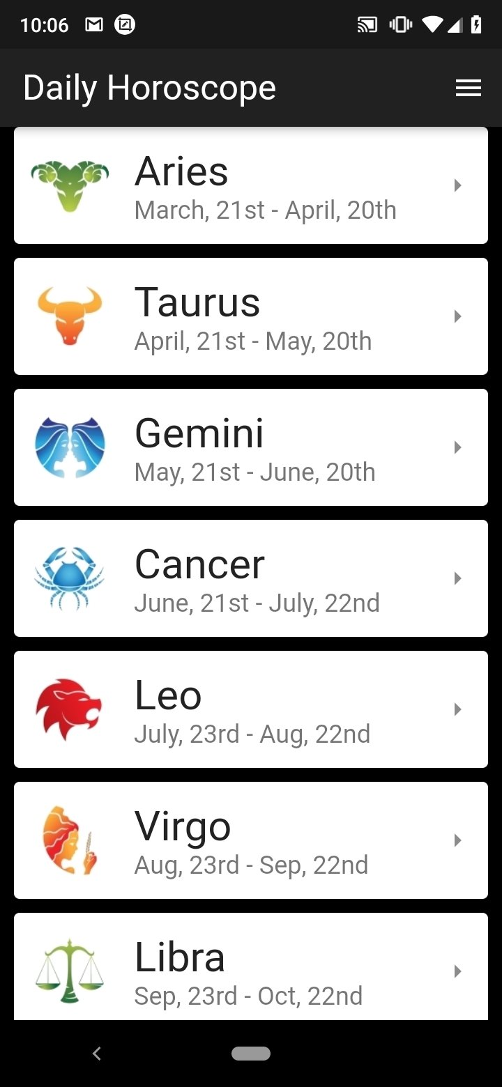 Daily Horoscope Android