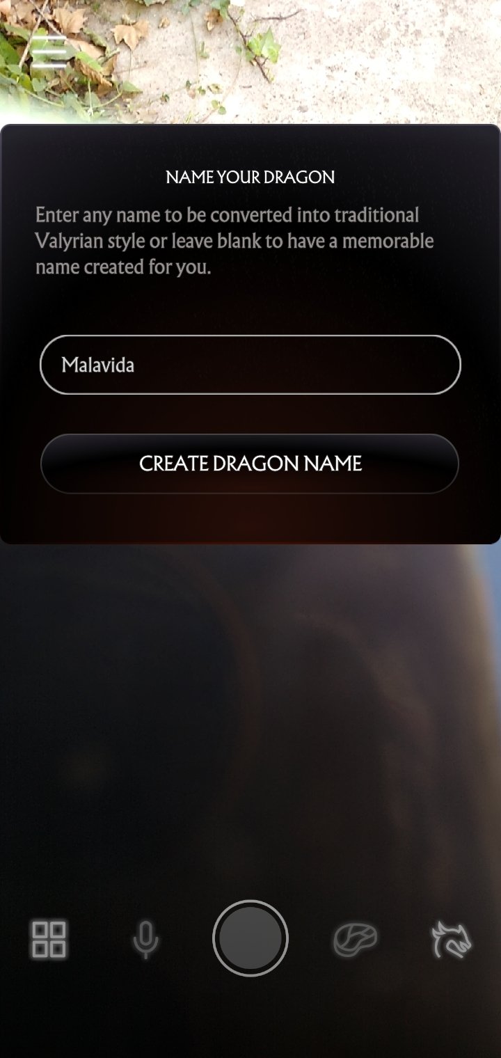 House Of The Dragon: DracARys, uma app de realidade aumentada