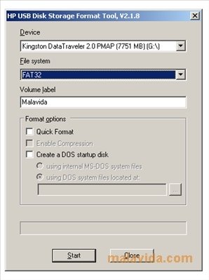 Acrobacia Contemporáneo Así llamado HP USB Disk Storage Format Tool 2.2.3 - Descargar para PC Gratis