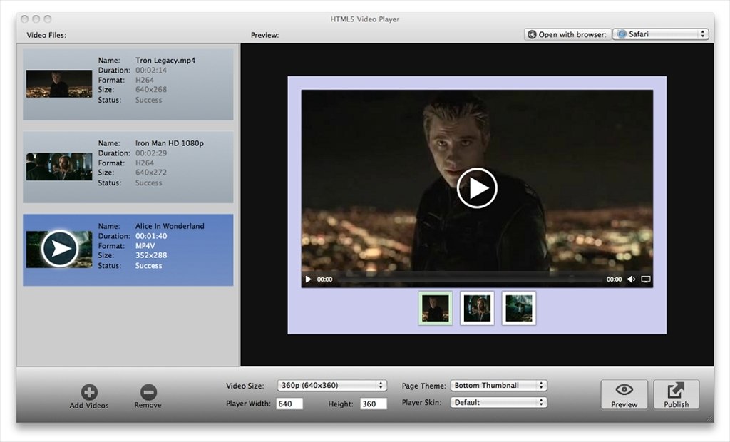HTML5 Video Player 1 2 Download For Mac Free HTML5 Video Player 1 2 Download For Mac Free