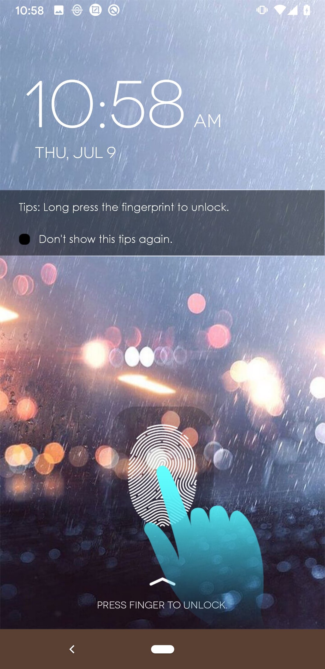 Fingerprint Lock Screen Android