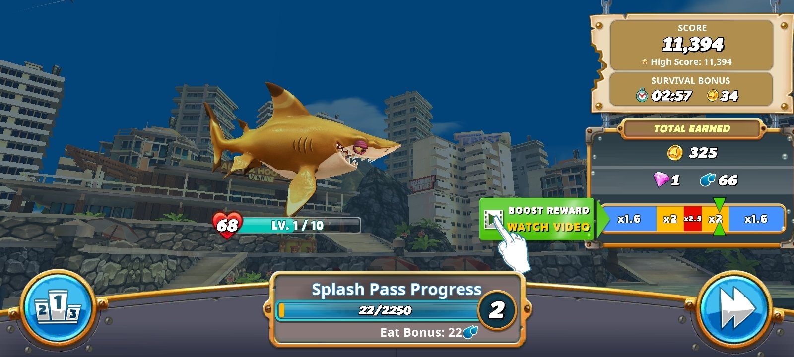 Hungry Shark World 5.7.6 - Скачать для Android APK бесплатно