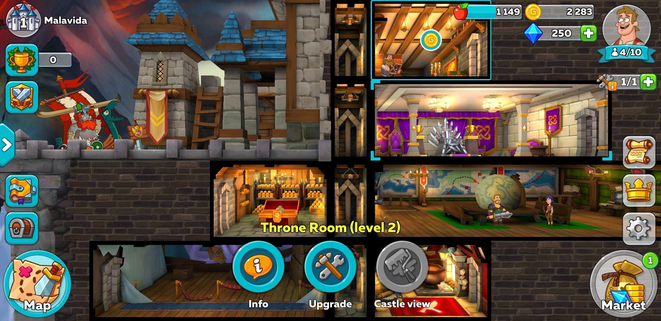 games like fallout shelter and hustle castle