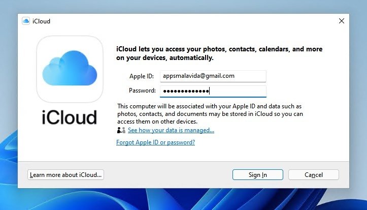 icloud download for windows 10 pc