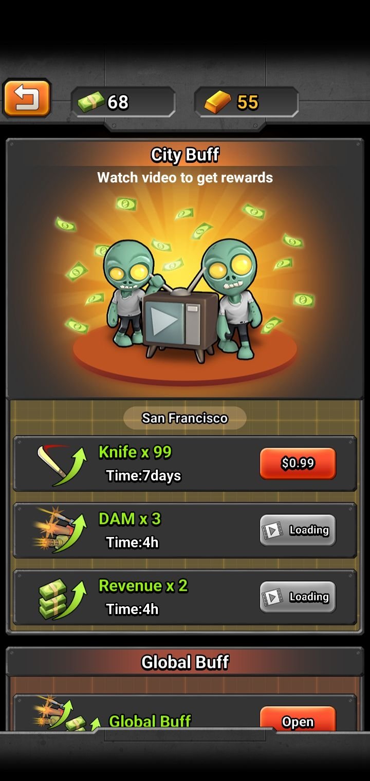 Idle Zombies 1.1.26 - Скачать для Android APK бесплатно