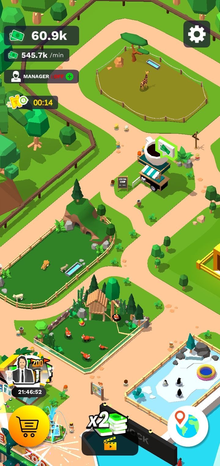 Idle Zoo Tycoon 3D 1.7.2 - Скачать для Android APK бесплатно