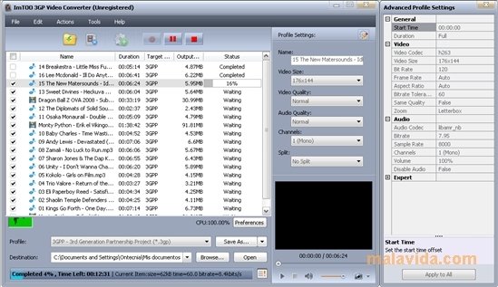 ImTOO 3GP Video Converter 7.8.19.20170209 - Скачать На ПК Бесплатно