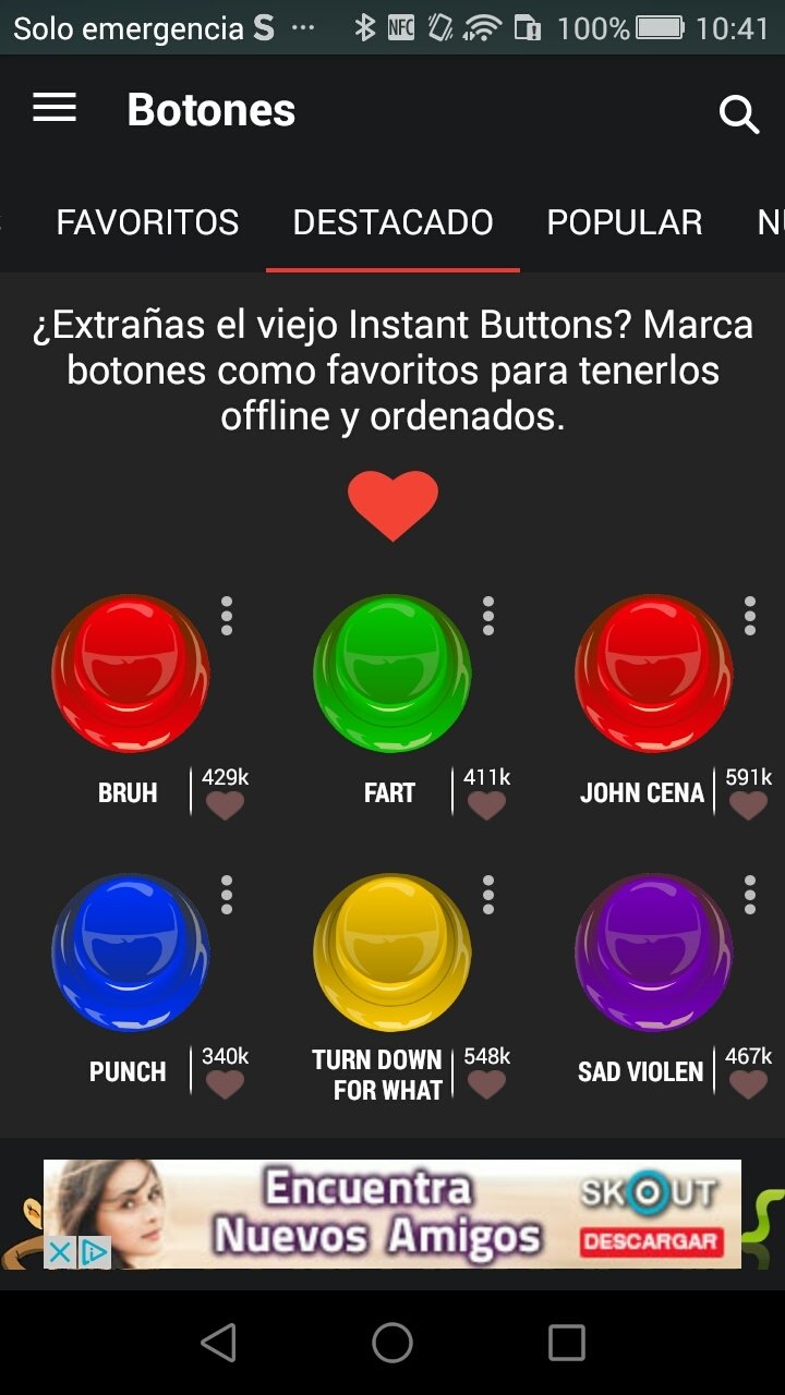 Instant Buttons for Android - Download the APK from Uptodown