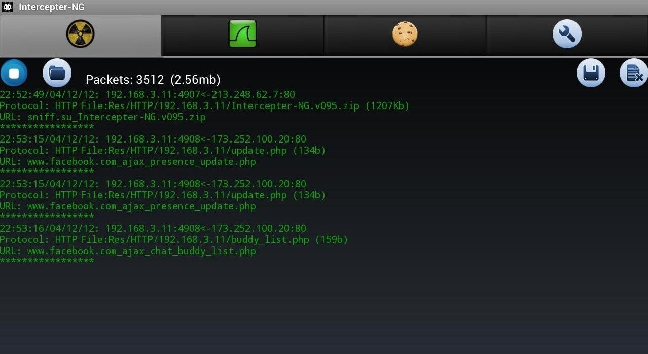 Intercepter-NG Android 