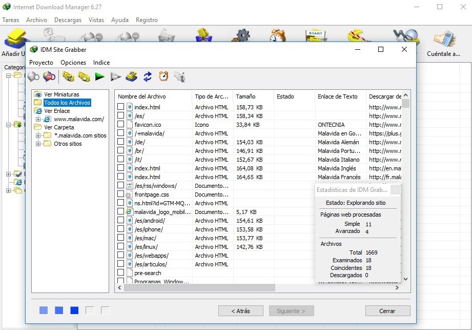 Internet download manager extensão