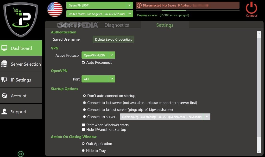 ipvanish vpn setup