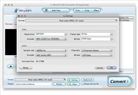 iskysoft video converter mac free download