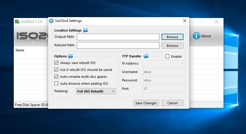 convert iso into pkg