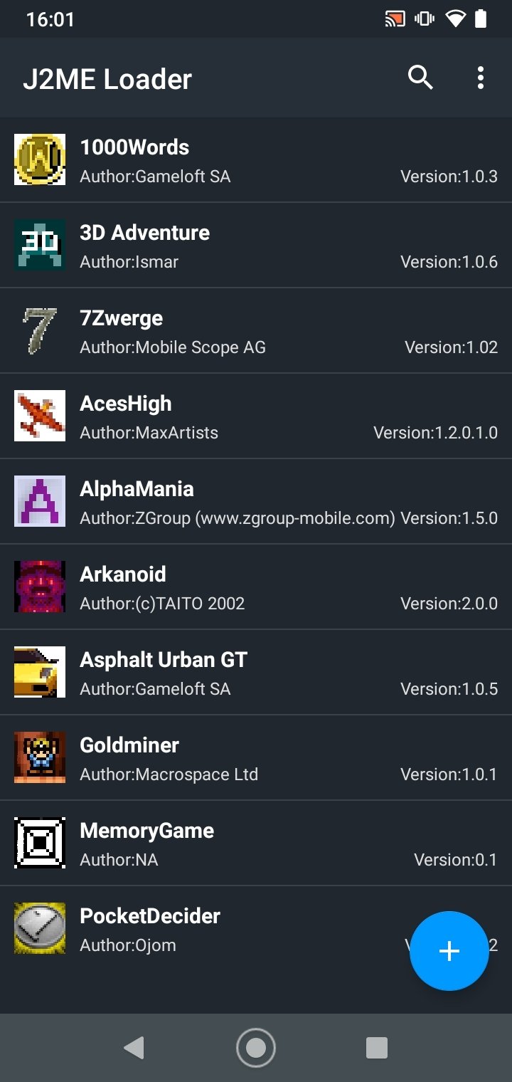 Jogos Java - Para VC jogar jogos java no seu Android, faz o seguinte:  1-baixa a aplicação J2ME Loader (instala na play store, ou pesquisando na  google para baixar em outros site); .
