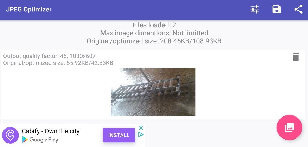 JPEG Optimizer Android 