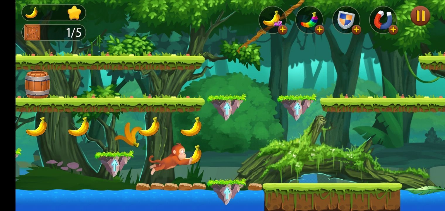 Jungle Monkey Run 1.9.8 - Скачать для Android APK бесплатно