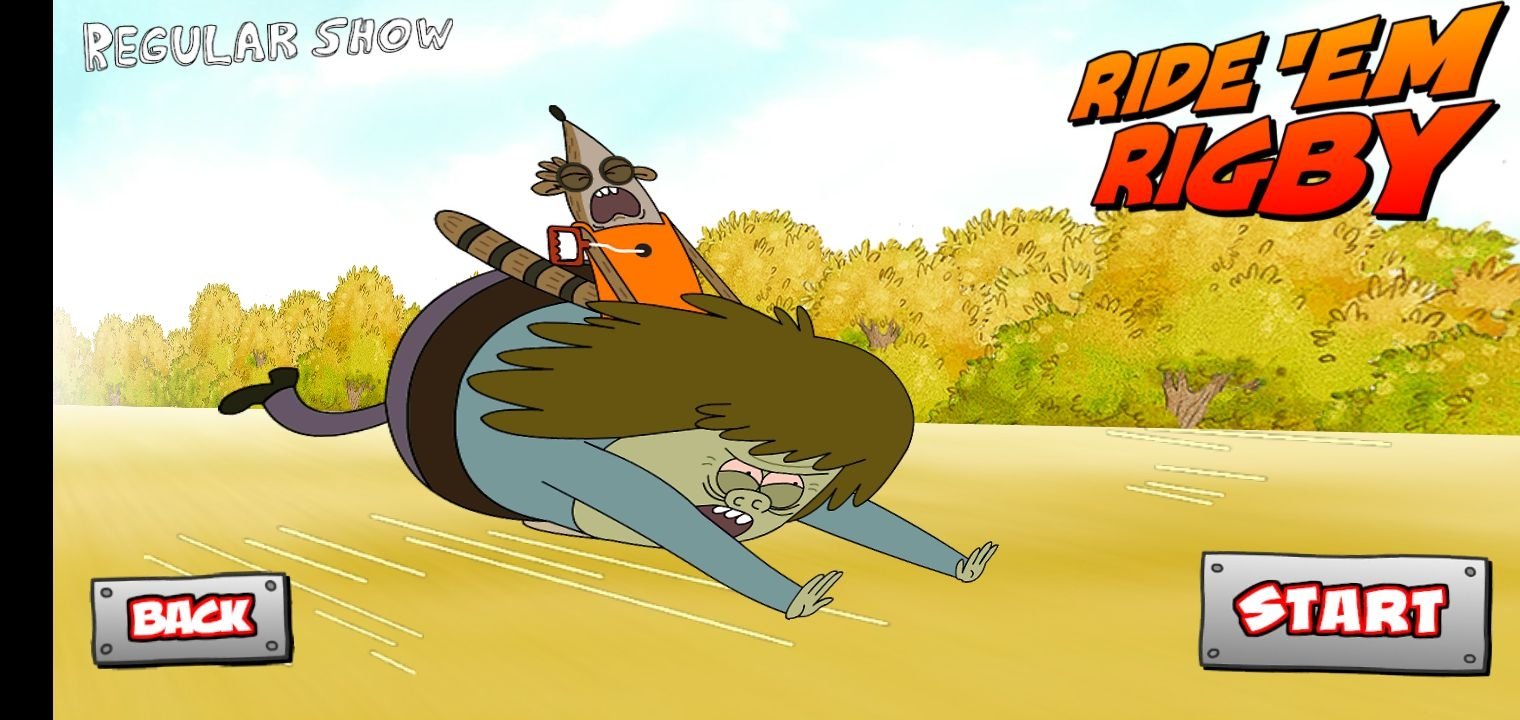 Cartoon Network Games: Regular Show - Ride 'Em Rigby 