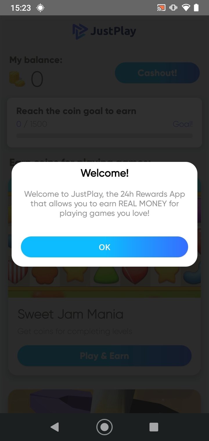 justplay app payout