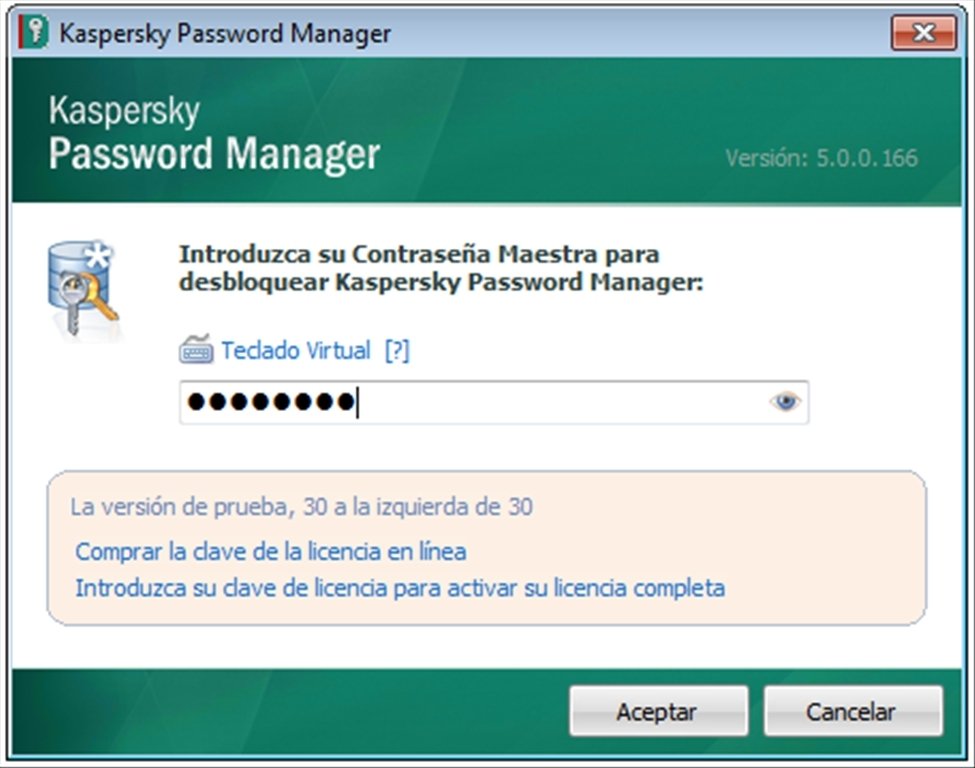 kaspersky password manager app