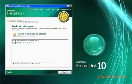 instal kaspersky rescue disk on usb drive