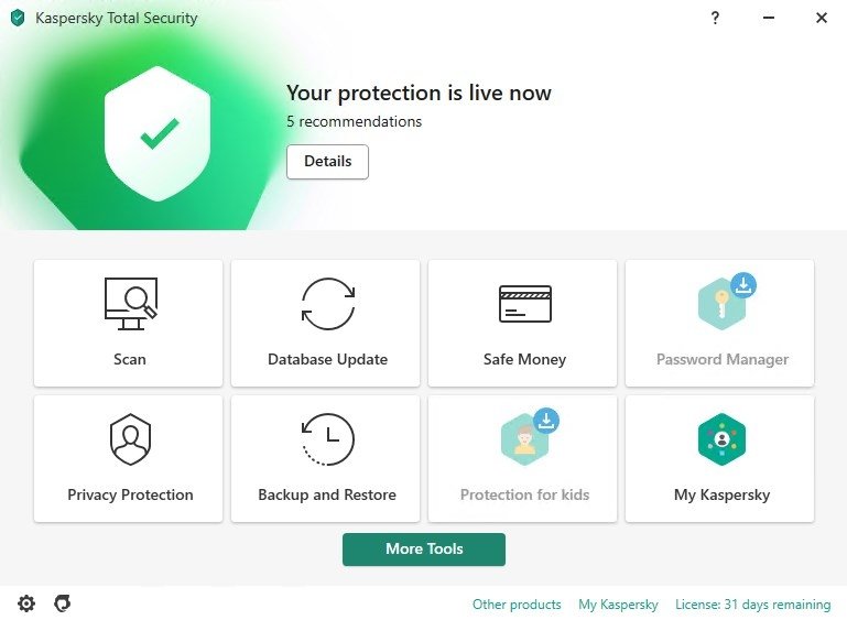 kaspersky total security mobile