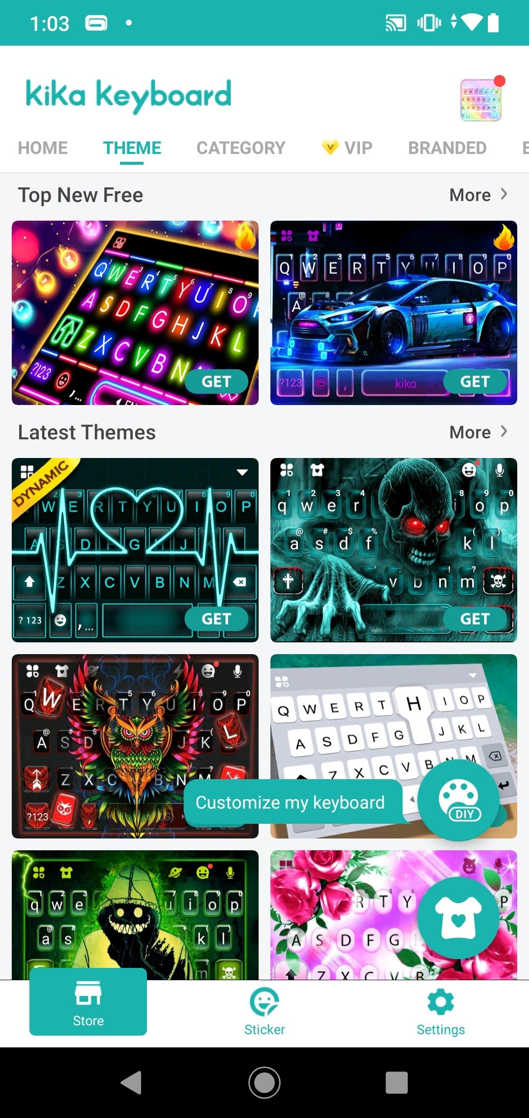 kika keyboard app