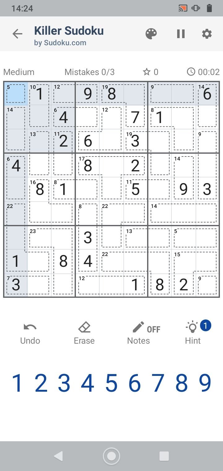 Killer Sudoku 1.3.2 - Descargar Android APK