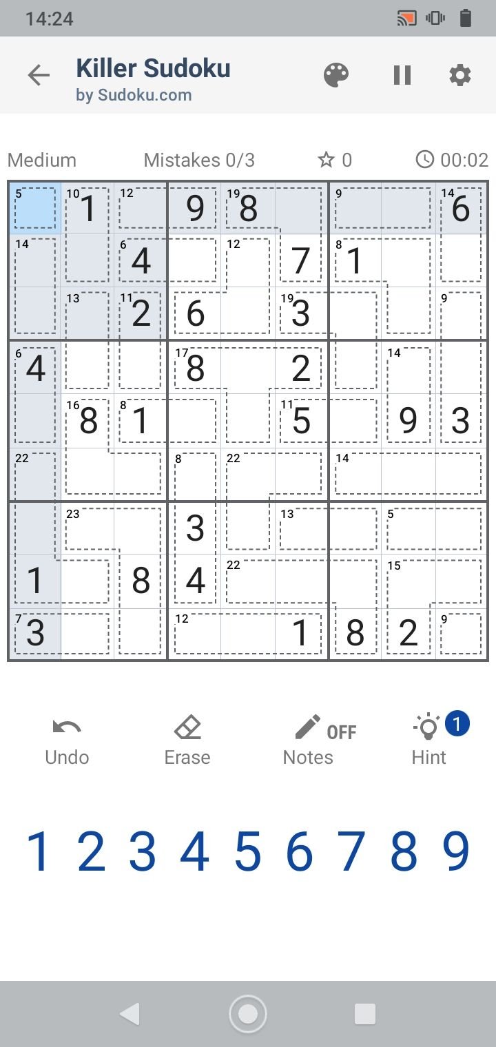 Jogo para Computador - Killer Sudoku - Disciplina - Matemática