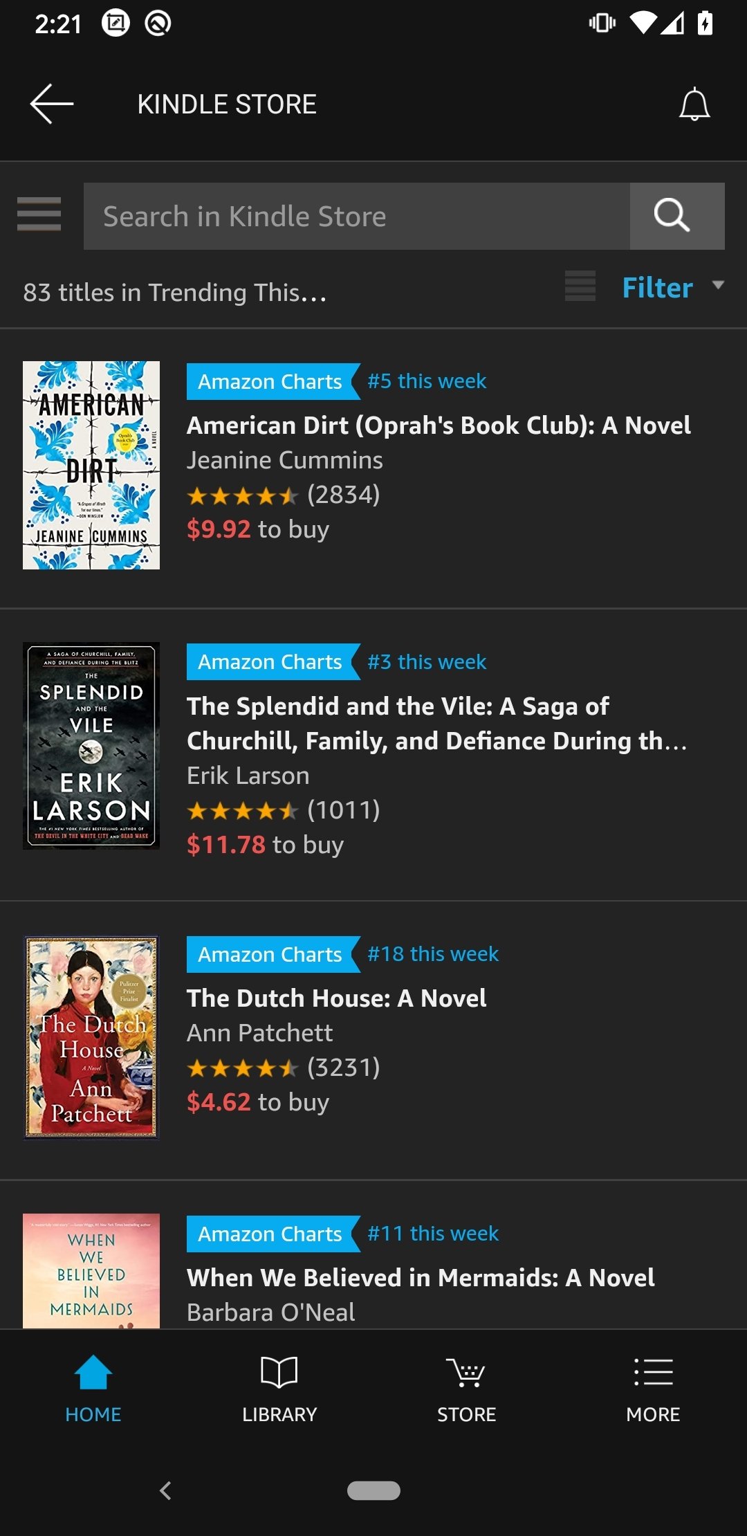 amazon kindle app btightness