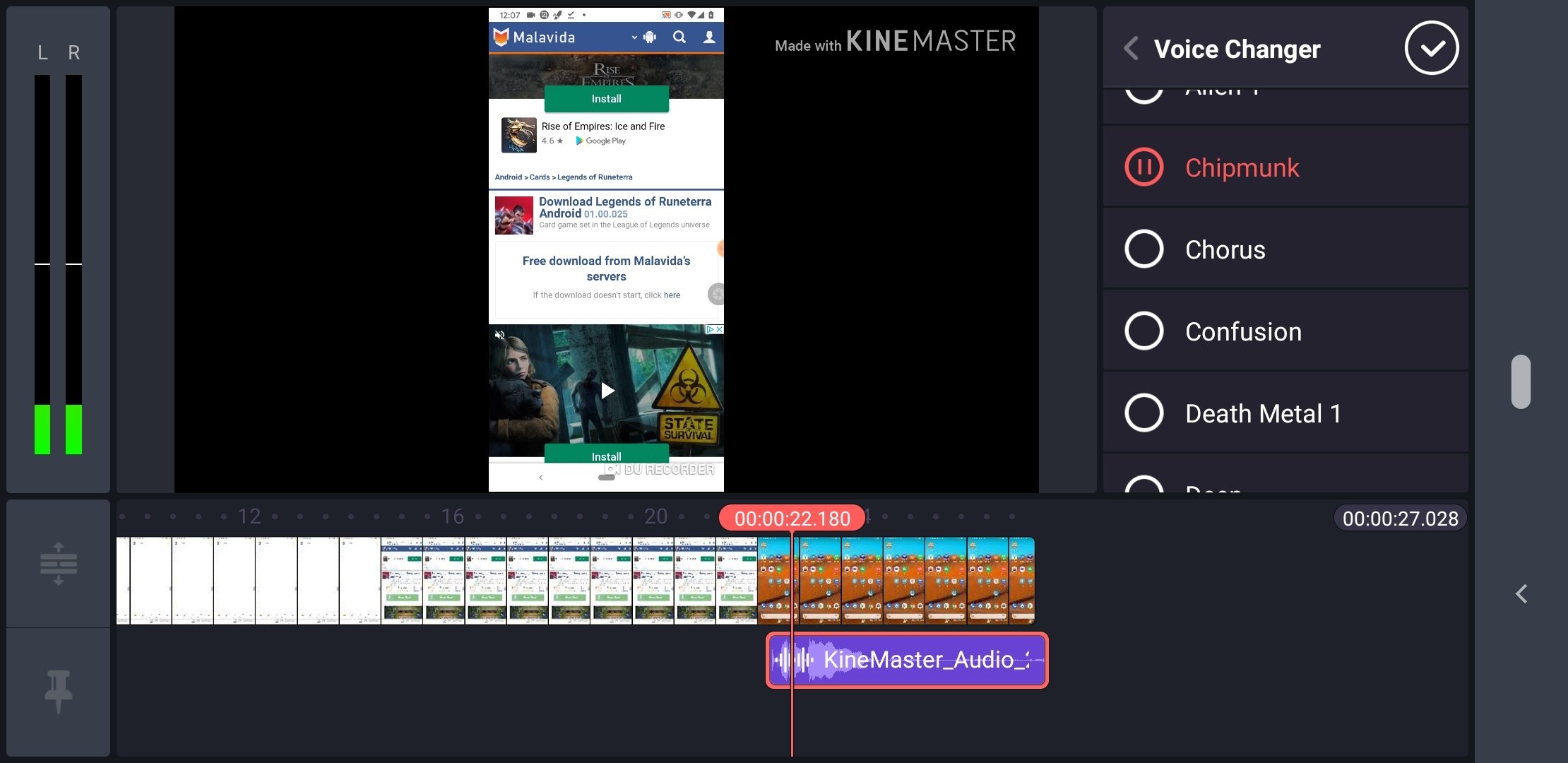 kinemaster pro apk 2018 sin marca de agua para ios