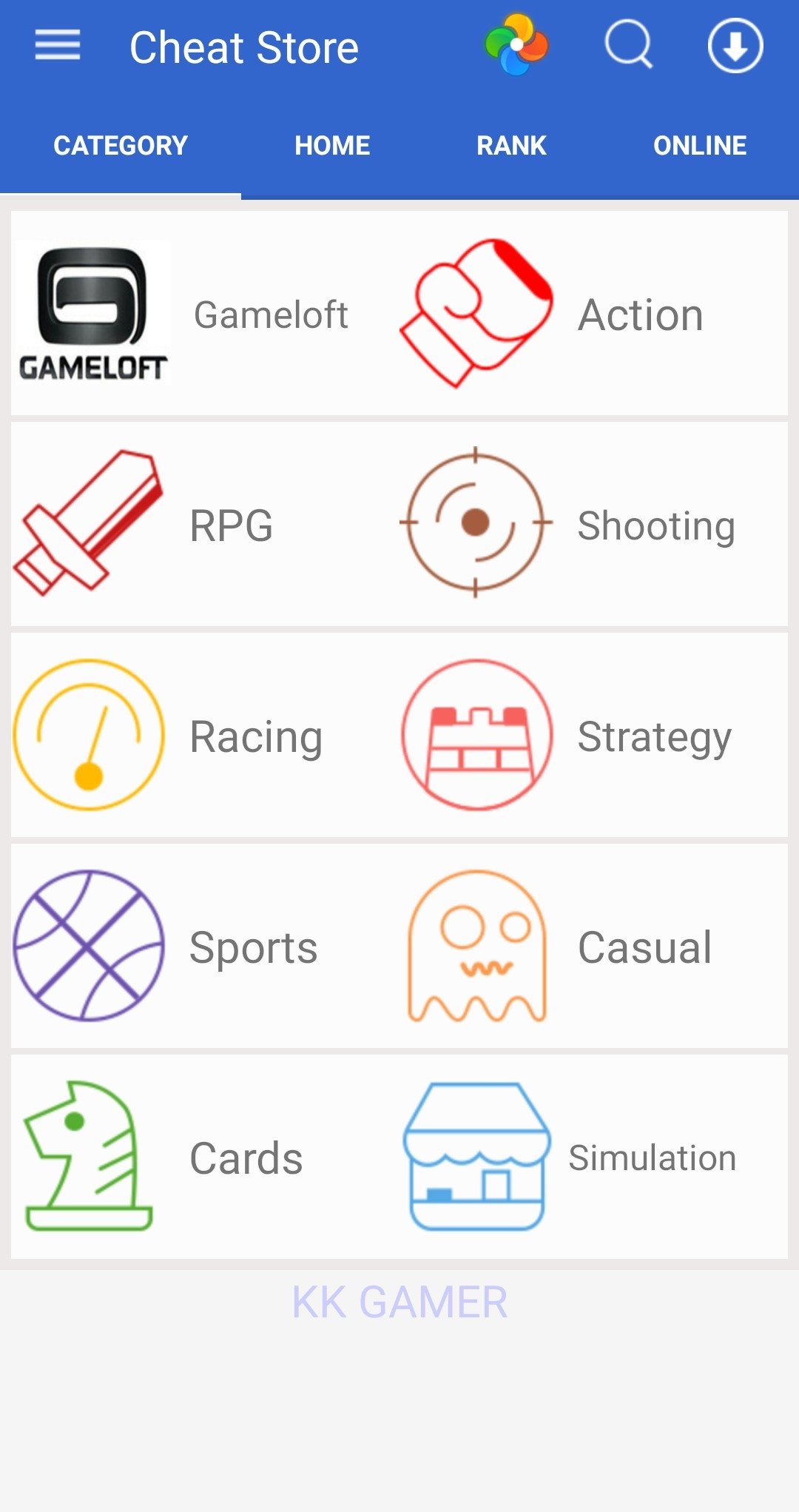 Download KK Gamer Android latest Version