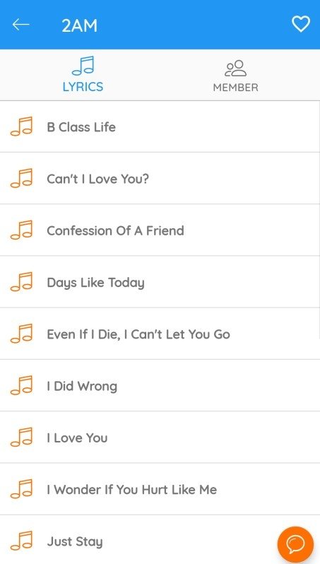 Kpop Lyrics offline Android 