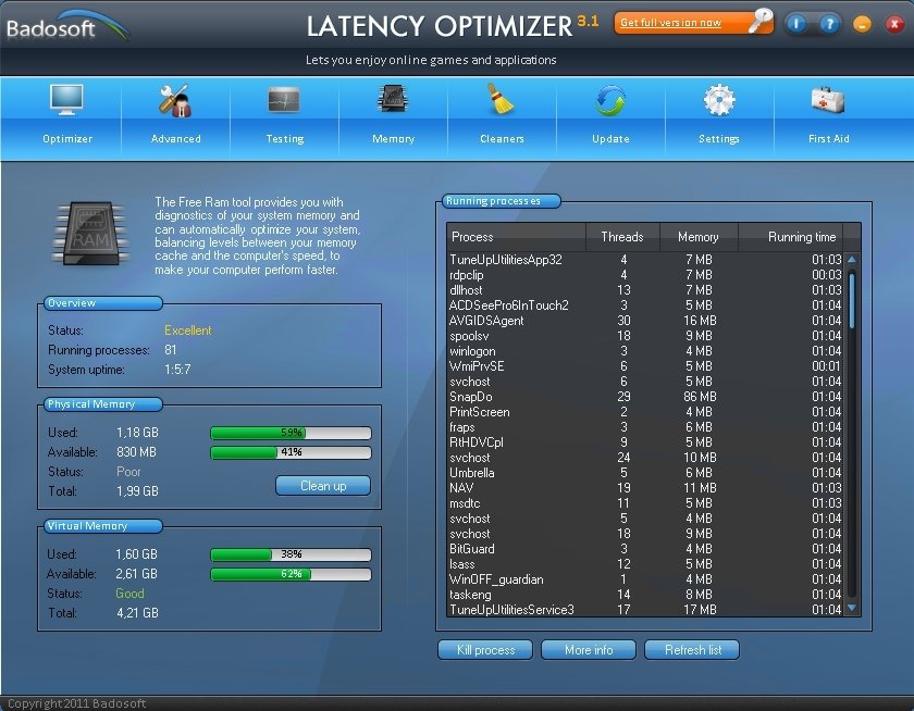 Latency Optimizer 4