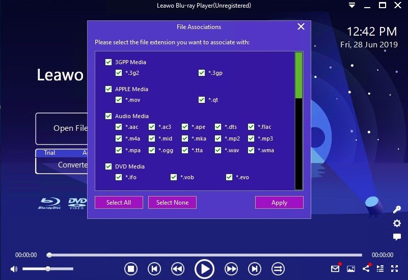 leawo blu ray player registration and activation code