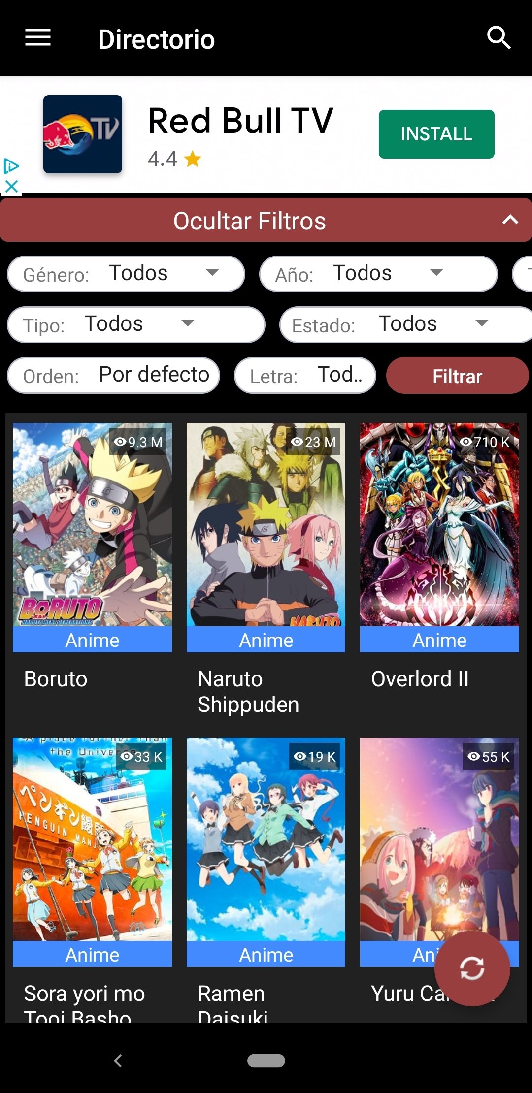 Descargar Legión Anime  APK - Descargar gratis para Android