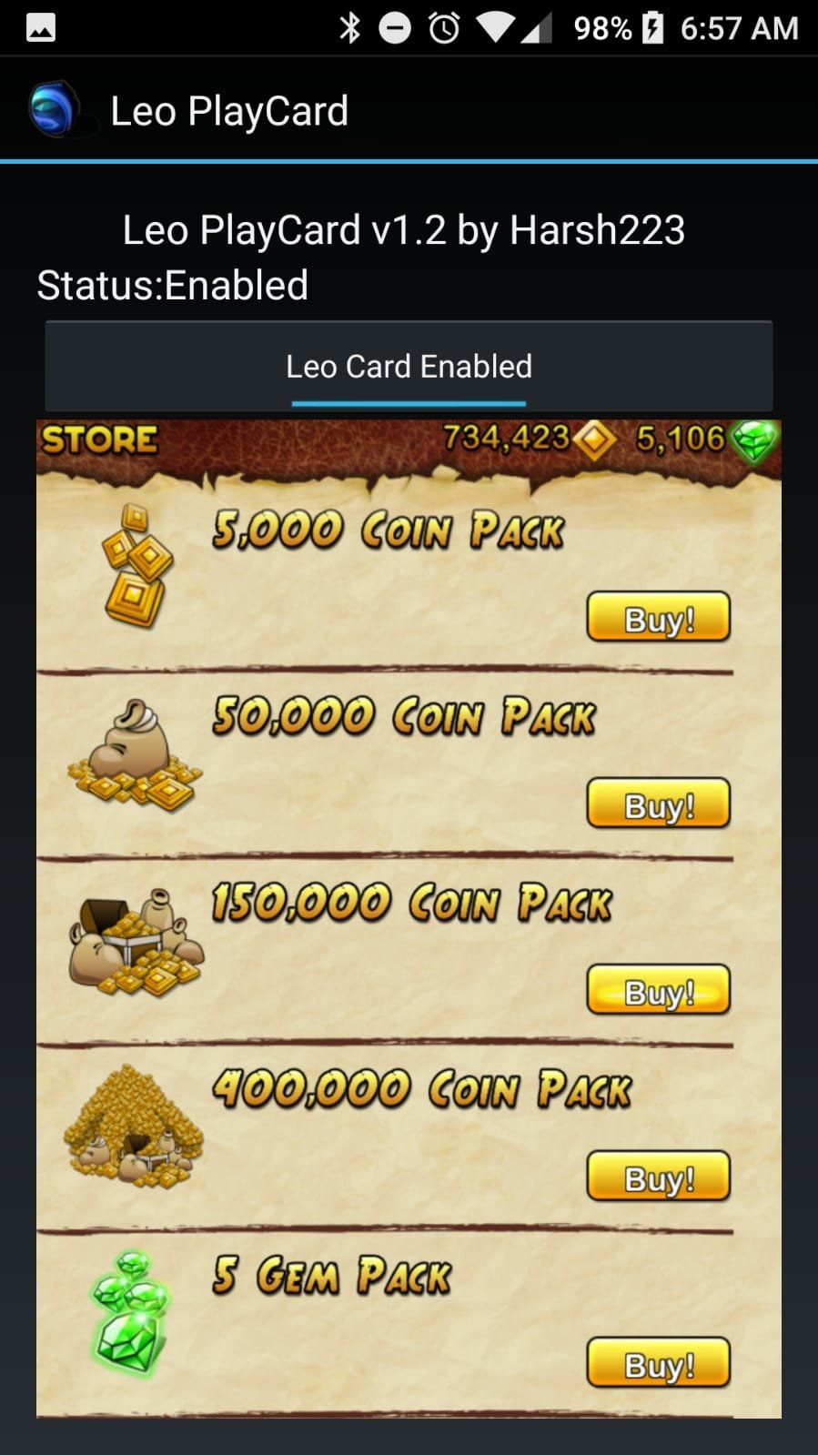 Leo PlayCard download