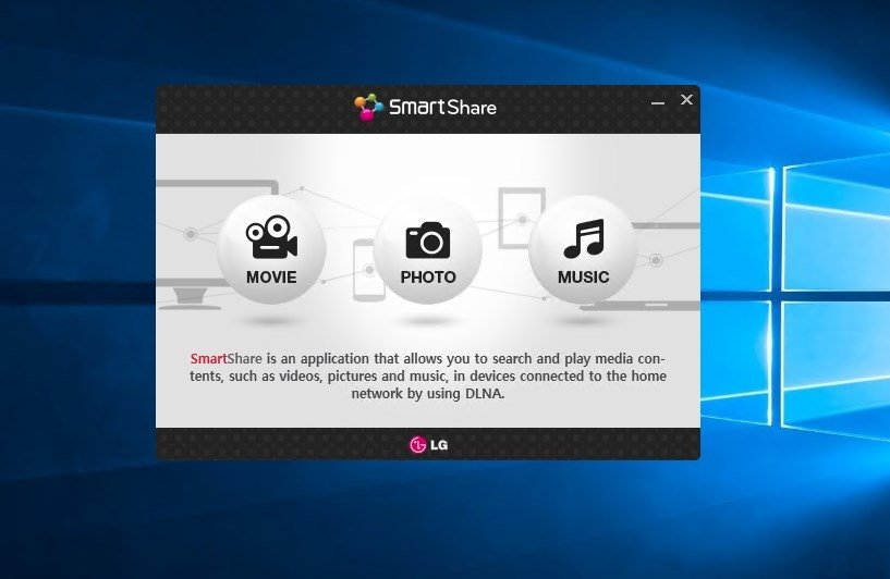 lg tv smartshare pc download