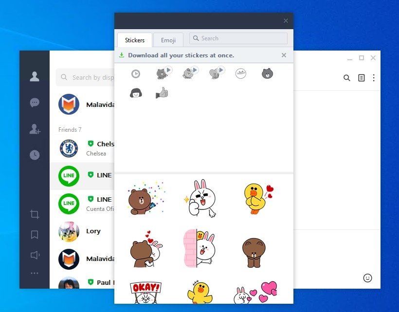 free download line chat app for pc