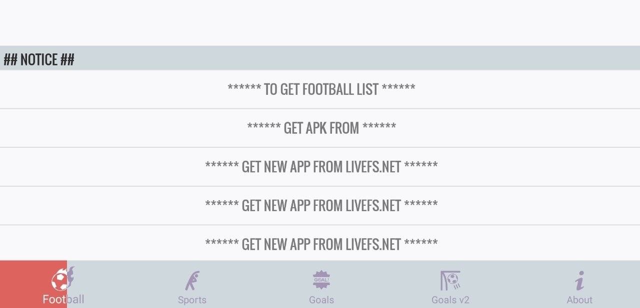 Live football apk for on sale android