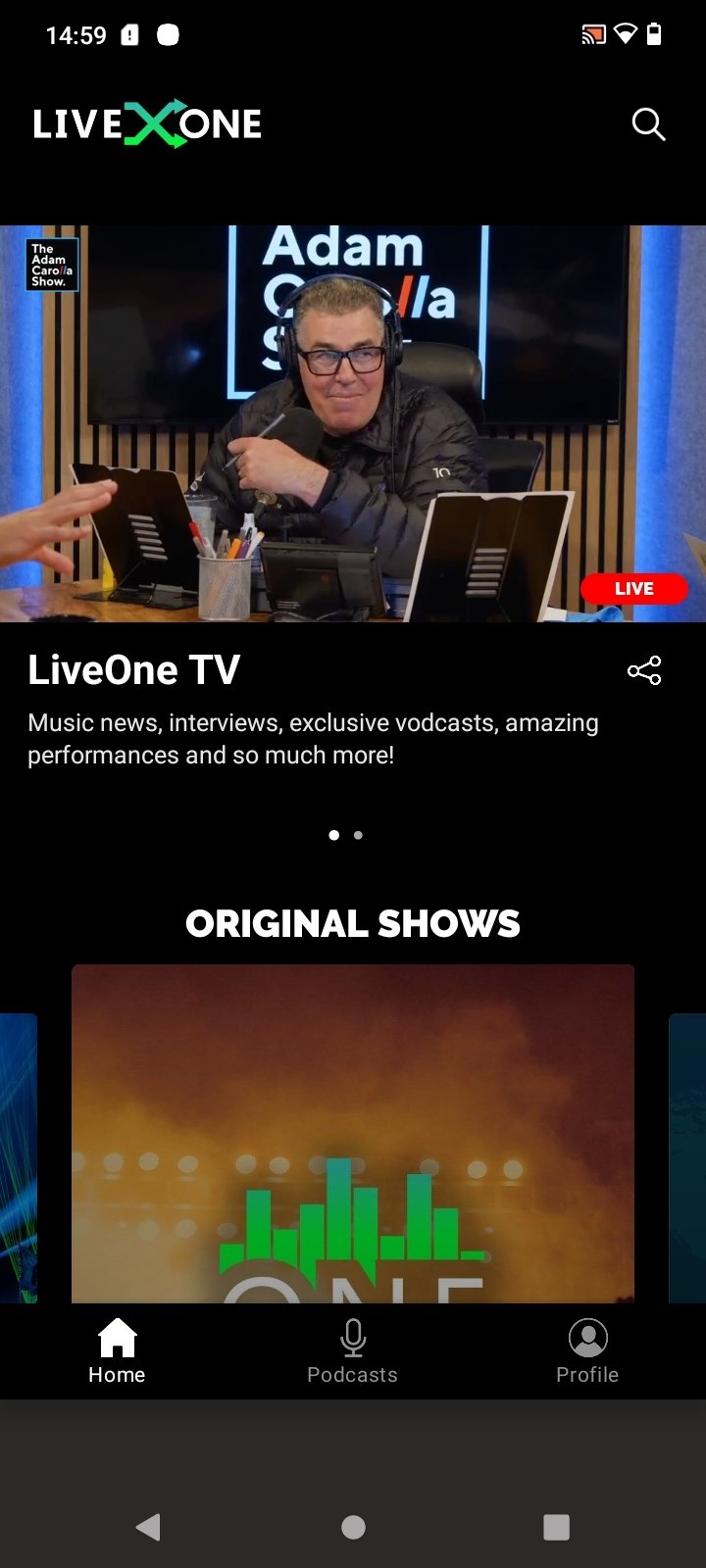 LiveXLive Android 