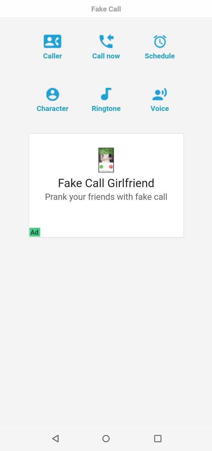 Fake Call Android