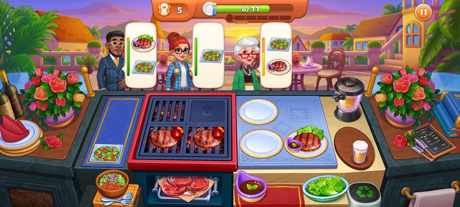 Baixar e jogar Delírio Culinário - Jogo de Chef de Restaurante no